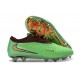 Botas de Futbol Nike Phantom 6 Elite Low FG Verde Dorada