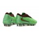 Botas de Futbol Nike Phantom 6 Elite Low FG Verde Dorada