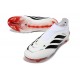 Botines de Futbol adidas Predator LL Elite FG Blanco Negro Rojo