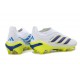 Botines de Futbol adidas Predator LL Elite FG Blanco Azul Amarillo