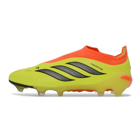 Botines de Futbol adidas Predator LL Elite FG Amarillo Negro
