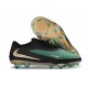 Botas de Futbol Nike Phantom 6 Elite Low FG Verde Negro Dorada