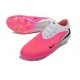 Botas de Futbol Nike Phantom 6 Elite Low FG Rosa Blanco Negro
