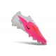 Botas de Futbol Nike Phantom 6 Elite Low FG Rosa Blanco Negro