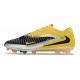 Botas de Futbol Nike Phantom 6 Elite Low FG Amarillo Negro Plateada