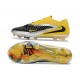 Botas de Futbol Nike Phantom 6 Elite Low FG Amarillo Negro Plateada
