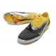 Botas de Futbol Nike Phantom 6 Elite Low FG Amarillo Negro Plateada