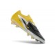 Botas de Futbol Nike Phantom 6 Elite Low FG Amarillo Negro Plateada