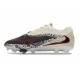 Botas de Futbol Nike Phantom 6 Elite Low FG Crema Burdeos Rojo