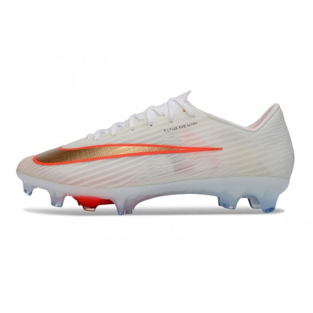 Nike Air Zoom Mercurial Vapor XVII Elite FG Blanco Naranja Dorado
