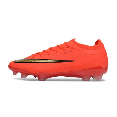 Zapatillas Nike Air Zoom Mercurial Vapor XVII Elite FG Rojo Dorado