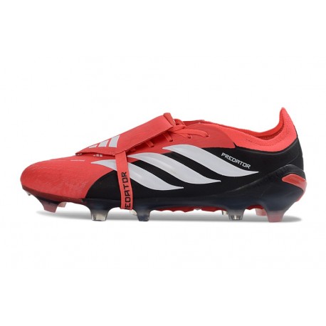 Botas de Futbol adidas Predator Elite FT FG Rojo Negro Blanco