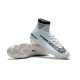 Botas de Fútbol Nike Mercurial Superfly V FG Crsitano Ronaldo CR7 Blanco Negro