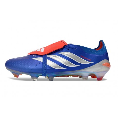 Botas de Futbol adidas Predator Elite FT FG Azul Rojo Blanco