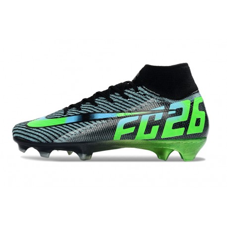 Zapatillas Nike Mercurial Superfly X Elite FG Negro Verde
