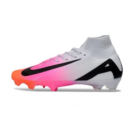Zapatillas Nike Mercurial Superfly X Elite FG Rosa Blanco Negro