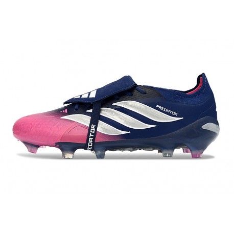 Botas de Futbol adidas Predator Elite FT FG Azul Rosa Plateada
