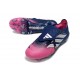 Botas de Futbol adidas Predator Elite FT FG Azul Rosa Plateada