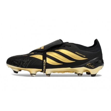 Botas de Futbol adidas Predator Elite FT FG Negro Dorada