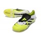 Botas de Futbol adidas Predator Elite FT FG Blanco Negro Amarillo