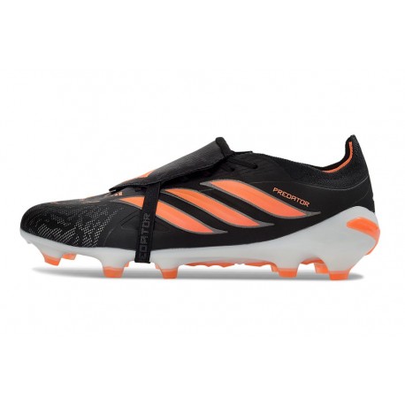 Zapatillas adidas Predator Elite Tongue FG Negro Naranja