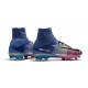 Botas de Fútbol Nuevo Nike Mercurial Superfly V FG ACC Azul Rosa Negro