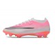 Botas Nike Zoom Mercurial Vapor 17 Elite FG Rosa Plateada