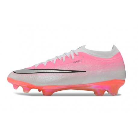 Botas Nike Zoom Mercurial Vapor 17 Elite FG Rosa Plateada