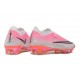 Botas Nike Zoom Mercurial Vapor 17 Elite FG Rosa Plateada