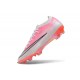 Botas Nike Zoom Mercurial Vapor 17 Elite FG Rosa Plateada