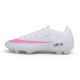 Zapatillas Nike Air Zoom Mercurial Vapor XVII Elite FG CR7 Blanco Rosa