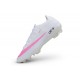 Zapatillas Nike Air Zoom Mercurial Vapor XVII Elite FG CR7 Blanco Rosa