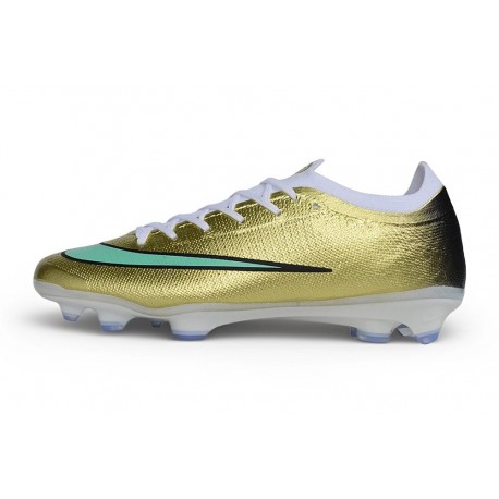 Zapatillas Nike Air Zoom Mercurial Vapor XVII Elite FG Dorado Verde
