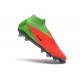 Zapatillas Nike Phantom 6 Elite High FG Hot Punch Negro Verde Strike