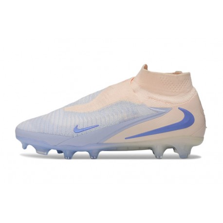 Zapatillas Nike Phantom 6 Elite High FG Azul Beis