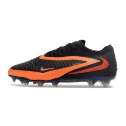 Botas de Futbol Nike Phantom 6 Elite Low FG Negro Brt Carmesí 