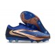 Botines de Fútbol Nike Phantom 6 Elite Low FG Cian Dorado