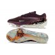Botines de Fútbol Nike Phantom 6 Elite Low FG Flechazo Burdeos Rojo Univ Fósil