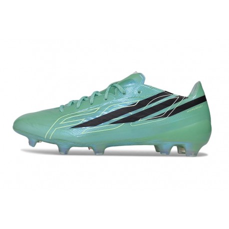 Botas de fútbol adidas F50 Hyperfast EVO FG Pulse Mint Core Black Solar Lemon