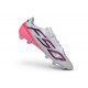 Botas de fútbol adidas F50 Hyperfast EVO FG Blanco Negro Rosa