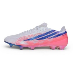 Botas de fútbol adidas F50 Hyperfast EVO FG Ftwr Blanco Morado Solar Turbo