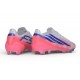 Botas de fútbol adidas F50 Hyperfast EVO FG Ftwr Blanco Morado Solar Turbo