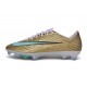 Botas de fútbol Nike Mercurial Superfly 11 Elite FG Mtlc Dorado Brillo verde