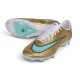 Botas de fútbol Nike Mercurial Superfly 11 Elite FG Mtlc Dorado Brillo verde