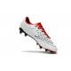 Botas de fútbol de hombre Nike Hypervenom Phantom FG Rojo Blanco