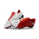 Botas de fútbol de hombre Nike Hypervenom Phantom FG Rojo Blanco