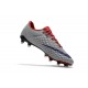 Botas de fútbol de hombre Nike Hypervenom Phantom FG Rojo Gris