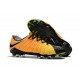 Botas de fútbol de hombre Nike Hypervenom Phantom FG Negro Amarillo