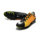 Botas de fútbol de hombre Nike Hypervenom Phantom FG Negro Amarillo