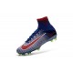 Nike Hombre Mercurial Superfly 5 FG - Botas de Futbol Azul Rojo